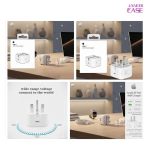 شارژر-کلگی-دیواری-آداپتور-اپل-اصلی-20وات-aplle-